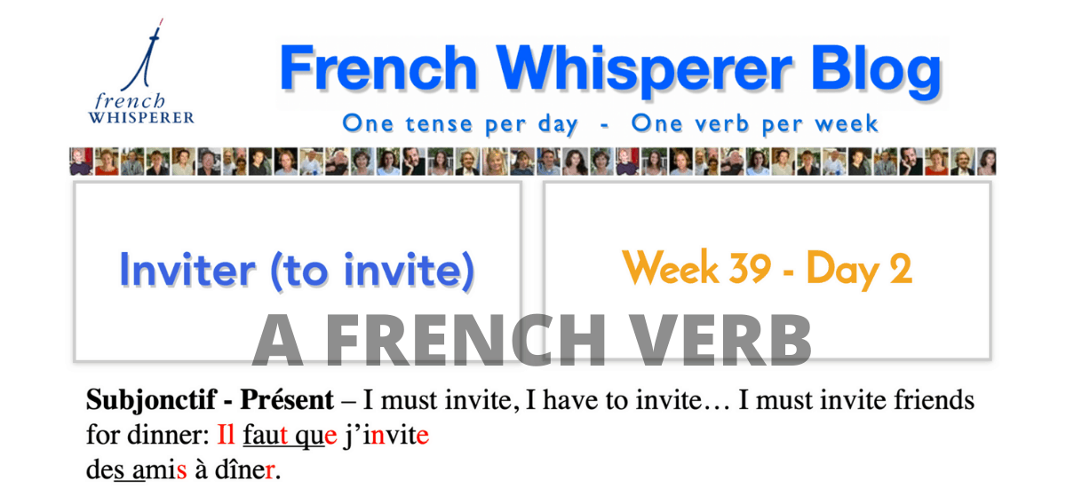 a french verb