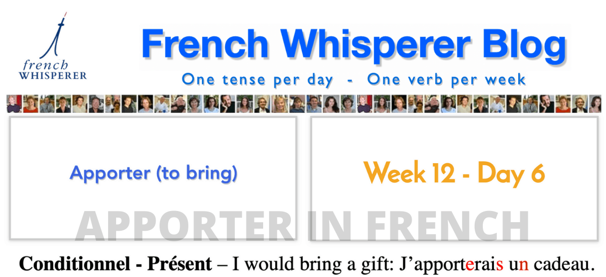 apporter in french