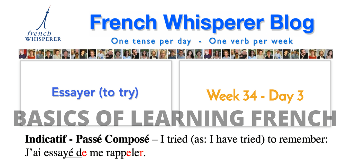 basics of learning french