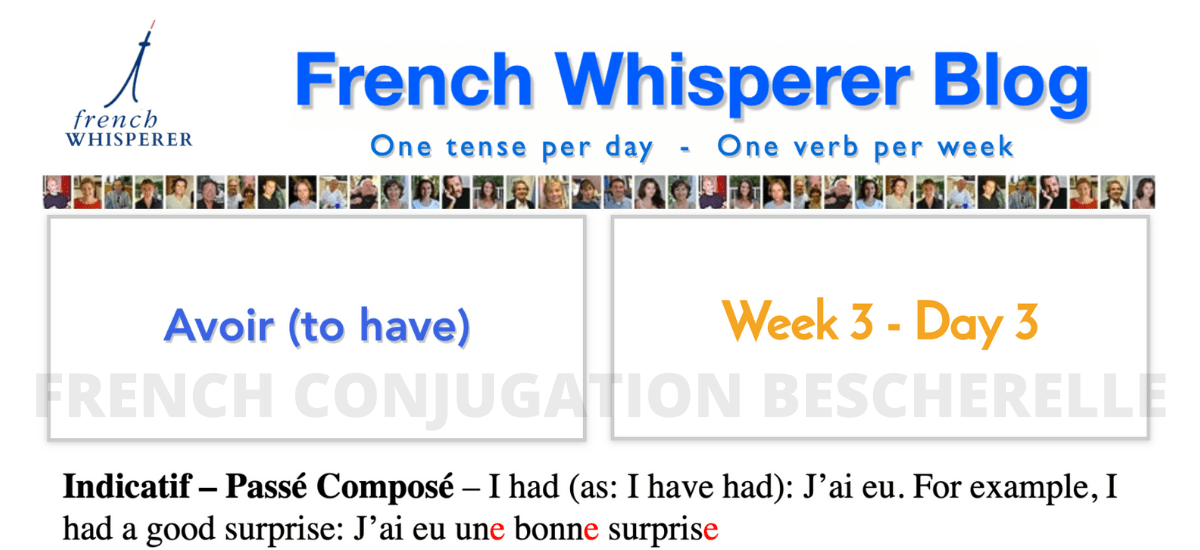 french conjugation bescherelle