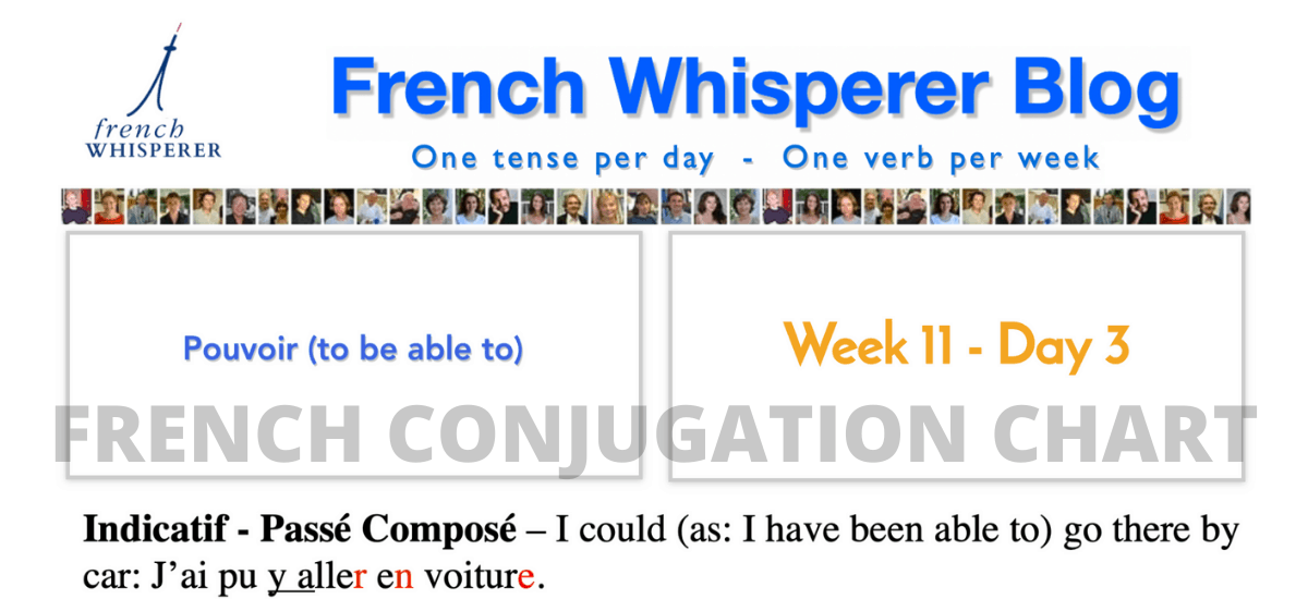 french conjugation chart