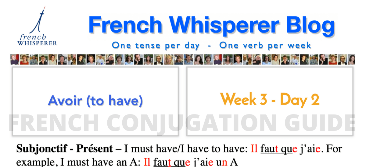 french conjugation guide