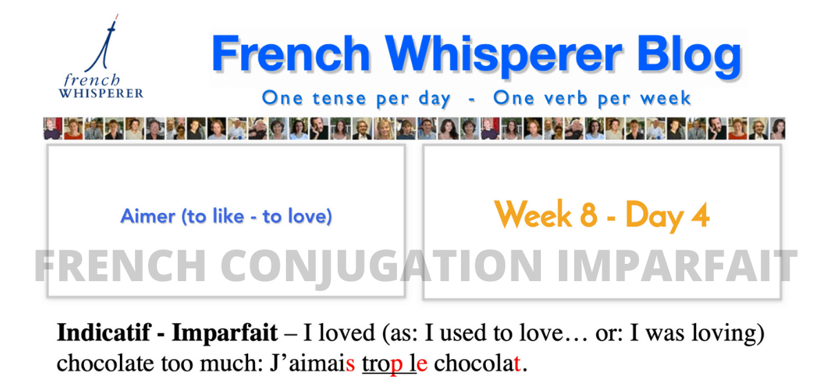 french conjugation imparfait