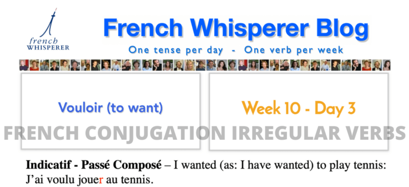 french conjugation irregular verbs - 41 life-changing weeks - Week10 ...
