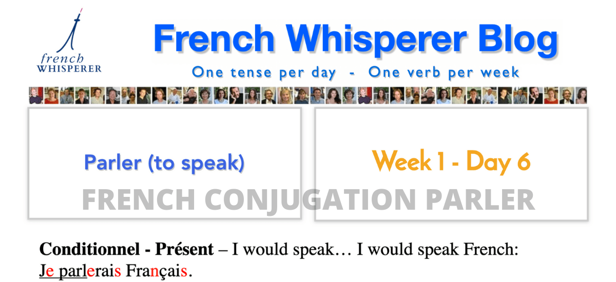 french conjugation parler