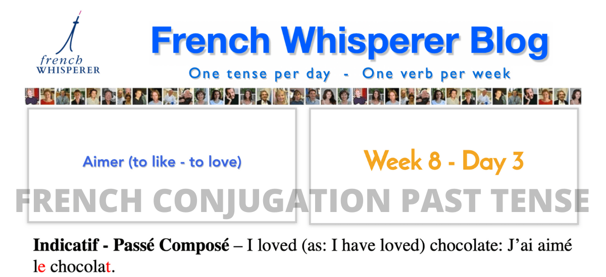 french conjugation past tense