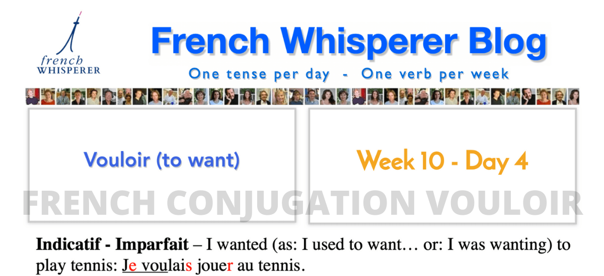 french conjugation vouloir