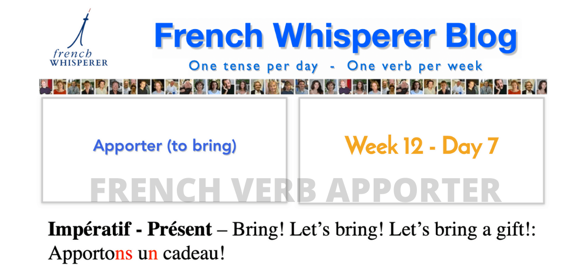 french verb apporter