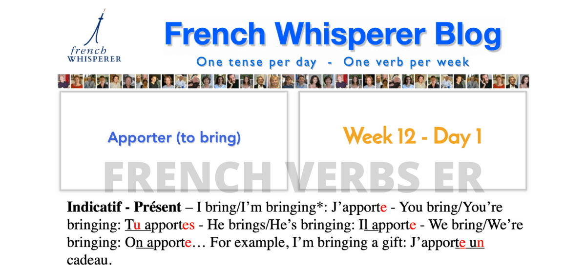 french verbs er