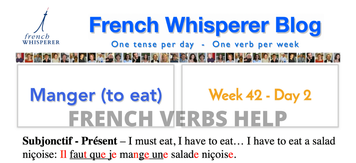 french verbs help