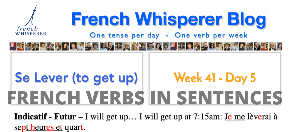 french verbs in sentences