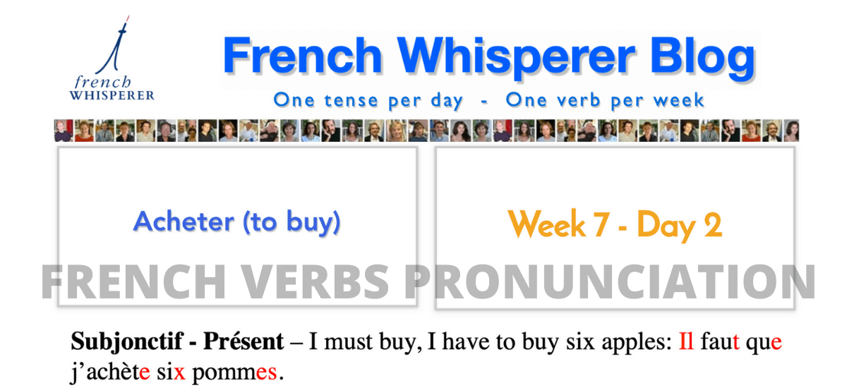 french verbs pronunciation