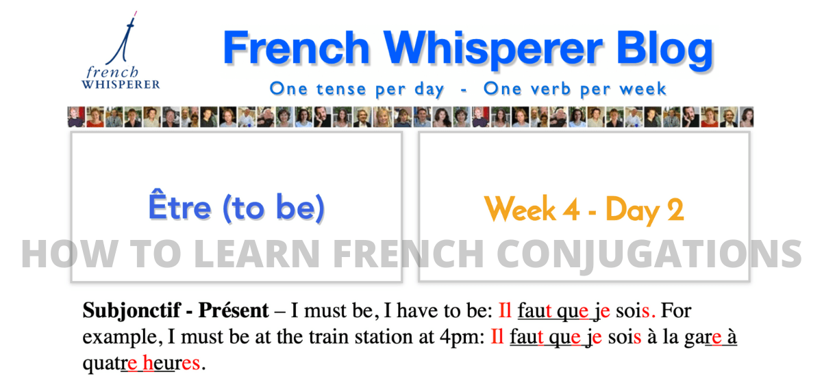 how to learn french conjugations