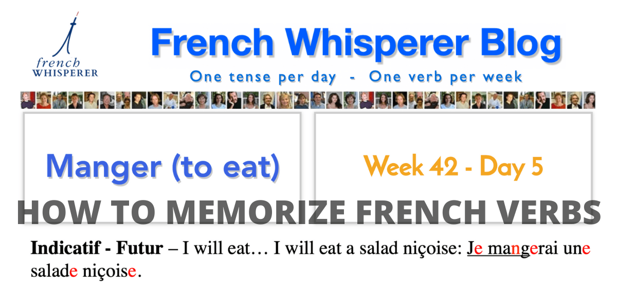 how to memorize french verbs