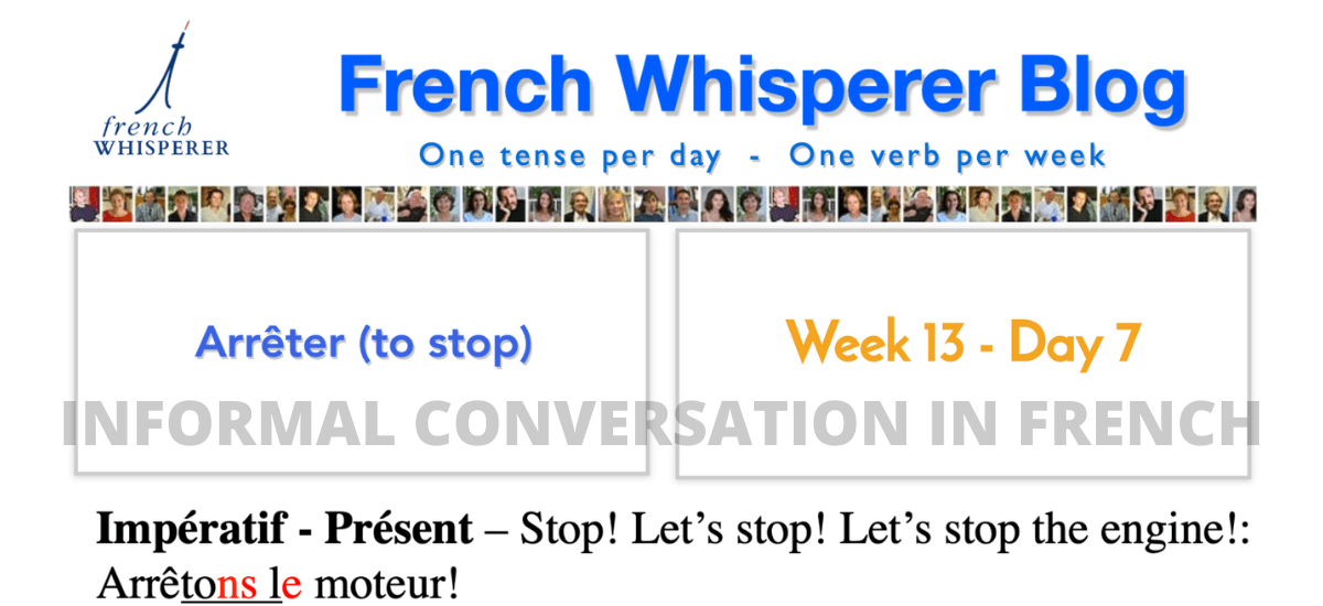 informal conversation in french