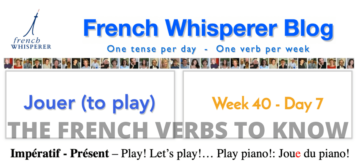 the french verbs to know