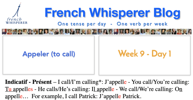 French Conjugation appeler