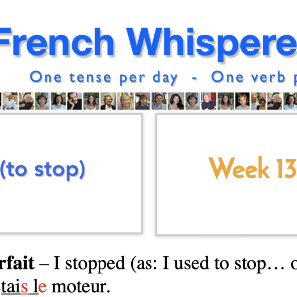 French conversation starters – 41 life-changing weeks – Week13 – Day4