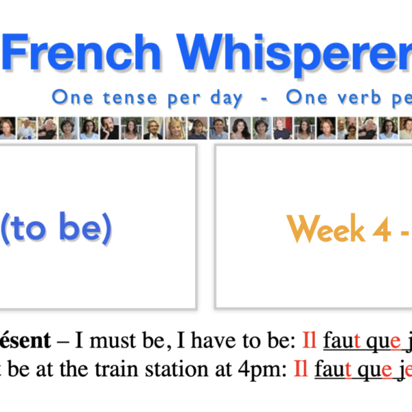 How to learn french conjugations – 41 life-changing weeks – Week4 – Day2