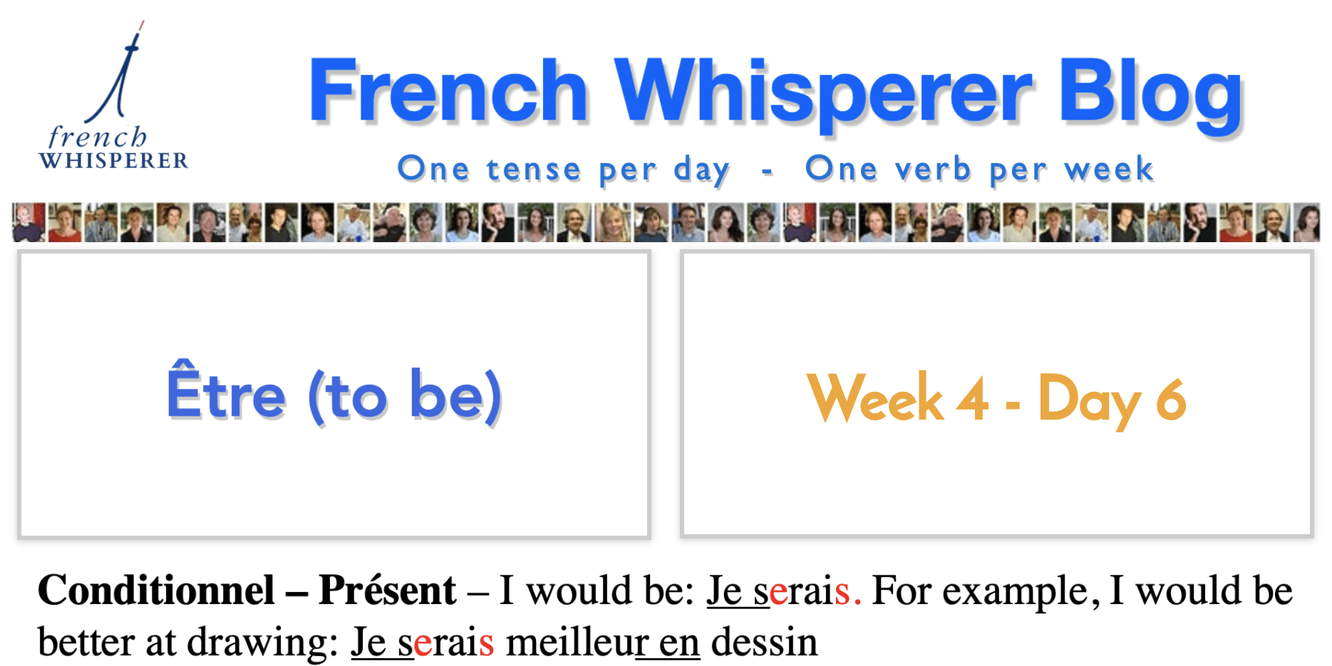 Learn French conjugation easily - 41 life-changing weeks - Week4 - Day6 ...