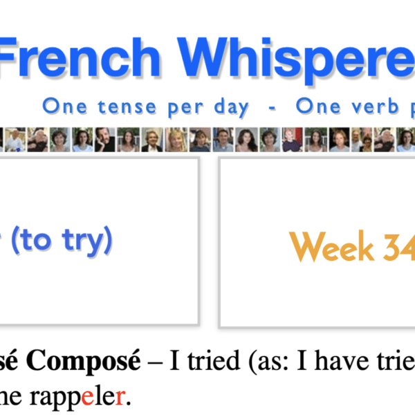 Basics of learning French – 41 life-changing weeks – Week34 – Day3