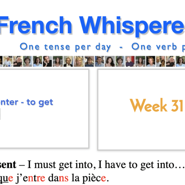 Basics of learning french language – 41 life-changing weeks – Week31 – Day2