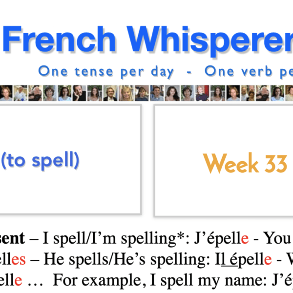 Best learning french podcast – 41 life-changing weeks – Week33 – Day1