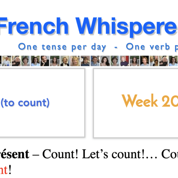 Can i learn french on my own – 41 life-changing weeks – Week20 – Day7