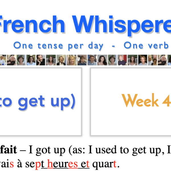 Examples of french verbs – 41 life-changing weeks – Week41 – Day4