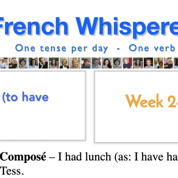 Fast way to learn French – 41 life-changing weeks – Week24 – Day3