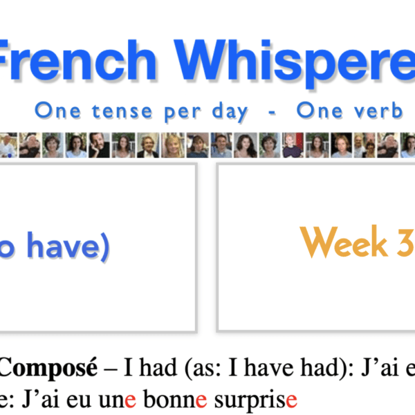 french conjugation bescherelle – 41 life-changing weeks – Week3 – Day3