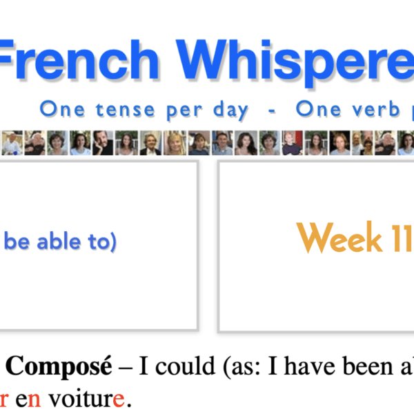 french conjugation chart – 41 life-changing weeks – Week11 – Day3