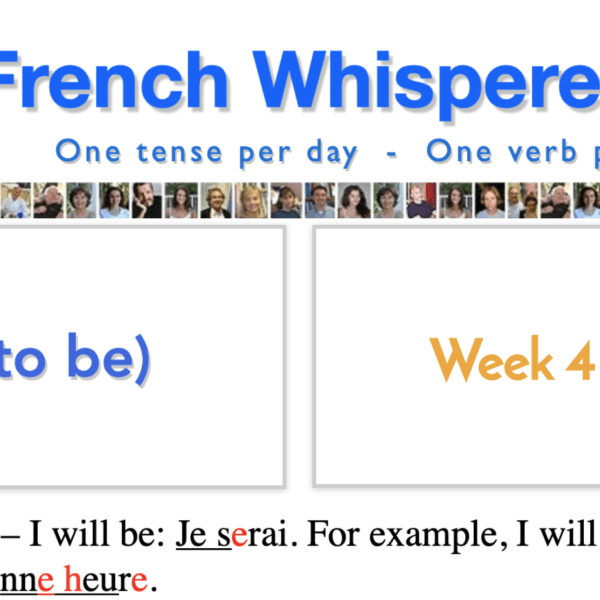 french conjugation endings – 41 life-changing weeks – Week4 – Day5