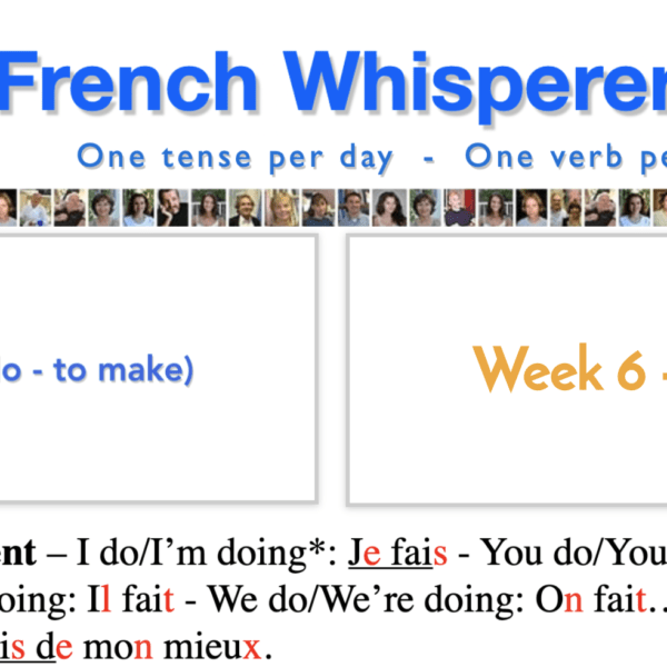 293 life-changing french conjugation exercises – Week6 – Day1