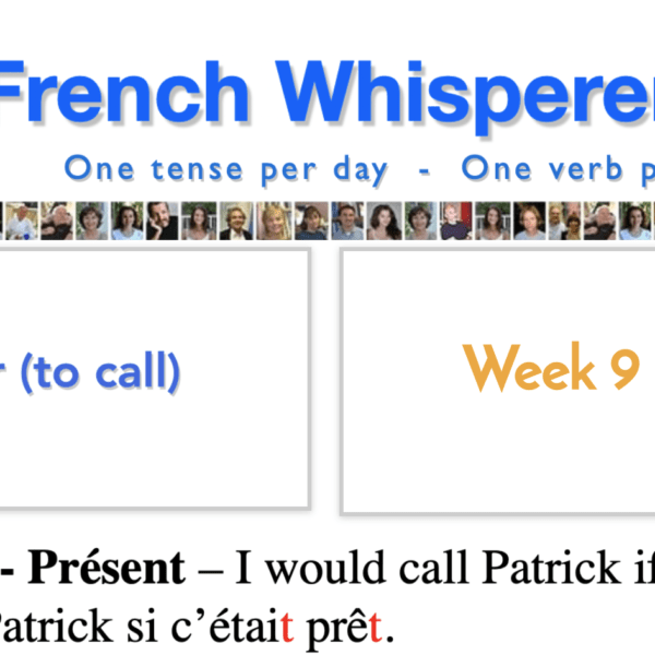 french conjugation for er verbs – 41 life-changing weeks – Week9- Day6