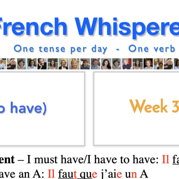 french conjugation guide – 41 life-changing weeks – Week3 – Day2