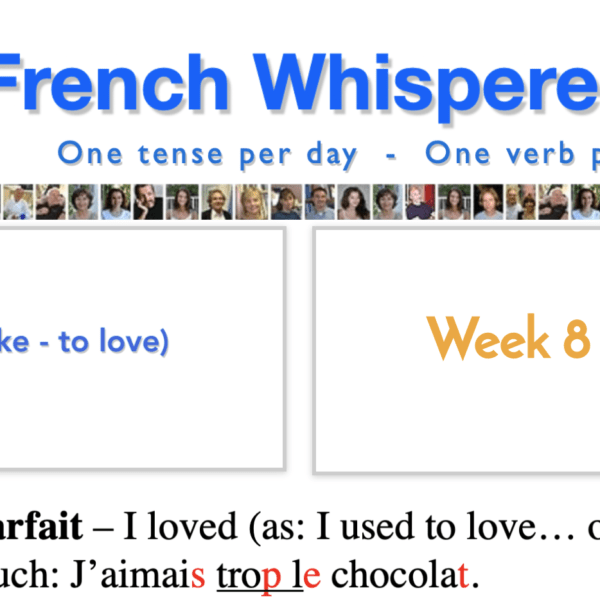 french conjugation imparfait – 41 life-changing weeks – Week8 – Day4