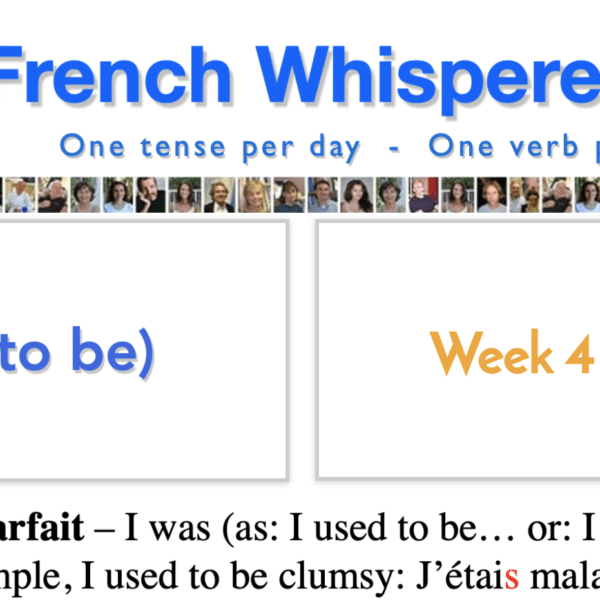 french conjugation list – 41 life-changing weeks – Week4 – Day4