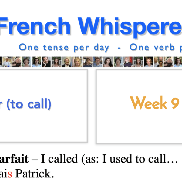 french conjugation of er verbs – 41 life-changing weeks – Week9 – Day4