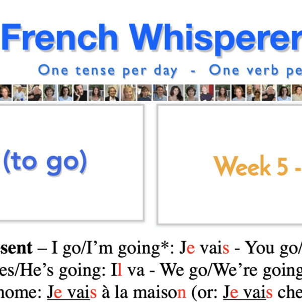 french conjugation present tense – 41 life-changing weeks – Week5 – Day1