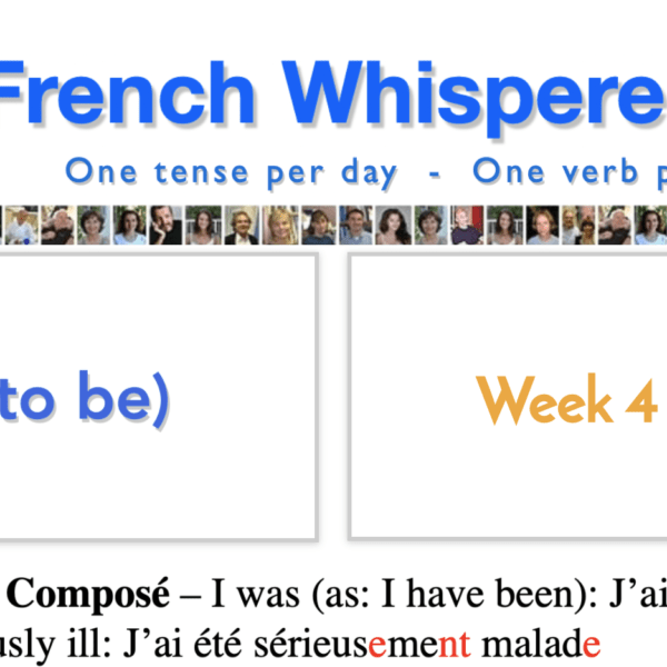 french conjugation test – 41 life-changing weeks – Week4 – Day3