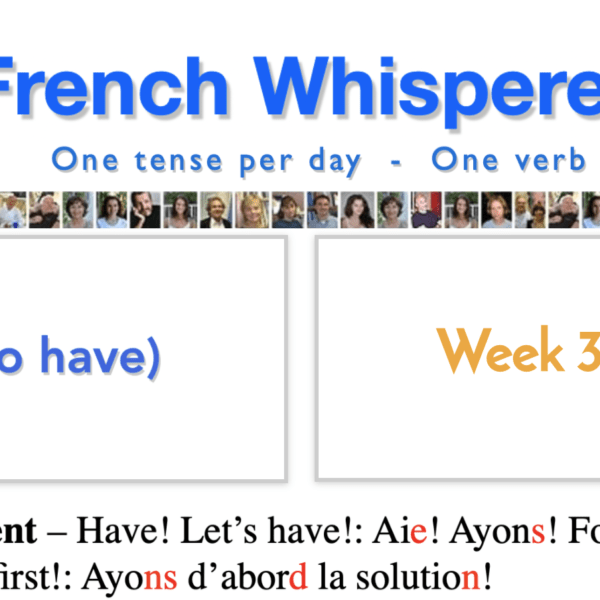 french conjugation with pronunciation – 41 life-changing weeks – Week3 – Day7