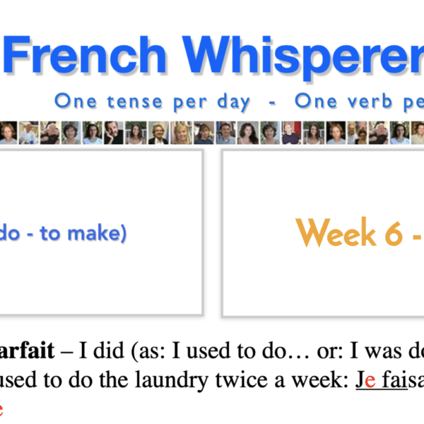 french conjugation word reference – 41 life-changing weeks – Week6 – Day4