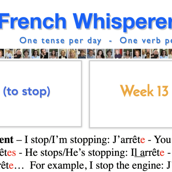 French conversation examples – 41 life-changing weeks – Week13 – Day1