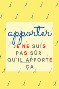 french subjunctive apporter