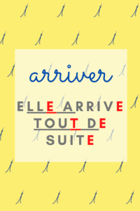 french verb arriver conjugation