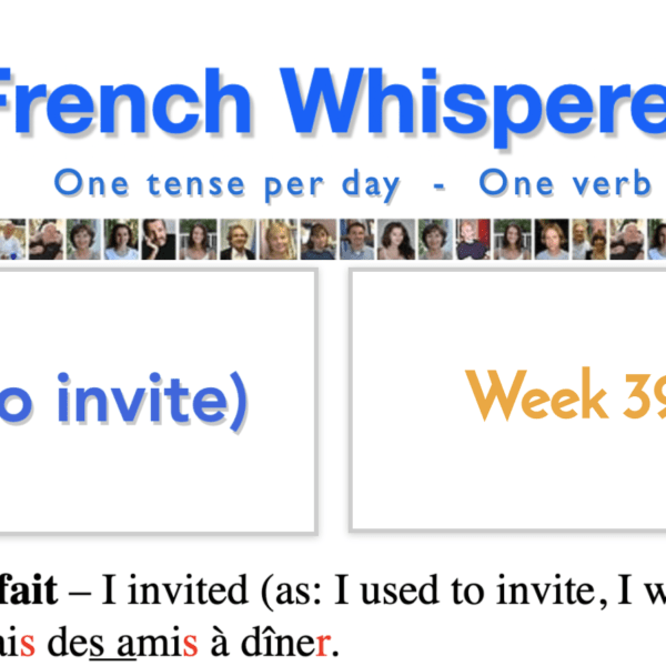 French verb forms – 41 life-changing weeks – Week39 – Day4