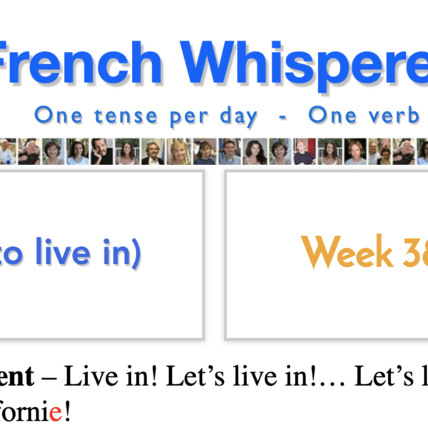 French verb habiter – 41 life-changing weeks – Week38 – Day7