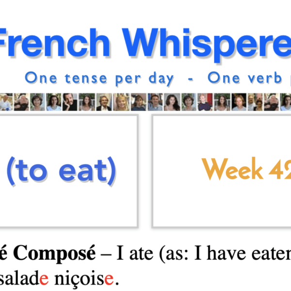French verbs and tenses – 41 life-changing weeks – extra Week42 – Day3