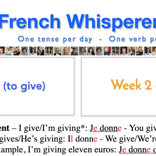 #1 absolute best way to learn french verbs basic – Week2 – Day1